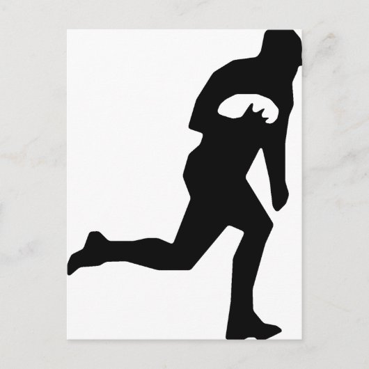 Rugby League Player Briefkaart (Voorkant)