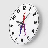 Rugby Lineout Clock Grote Klok (Hoek)