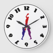 Rugby Lineout Clock Grote Klok (Voorkant)