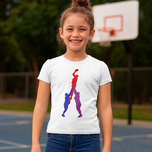 Rugby Lineout Girls T-Shirt