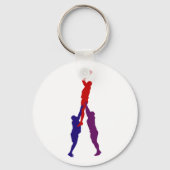 Rugby Lineout Sleutelhanger (Voorkant)