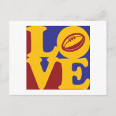 Rugby Love Briefkaart (Voorkant)