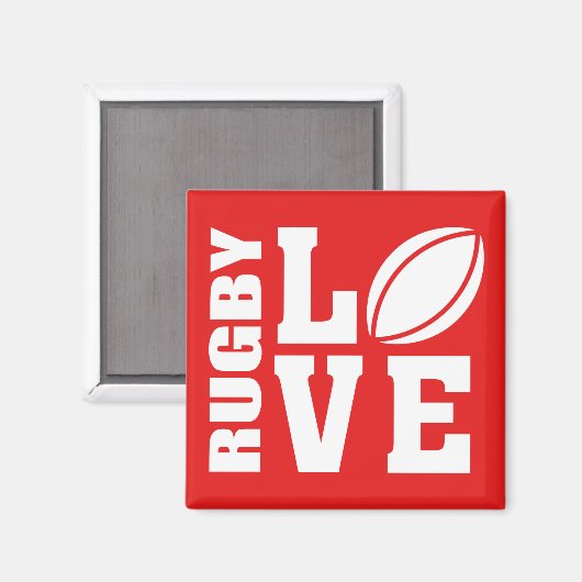 Rugby Love Magneet (Voorkant / Achterkant)