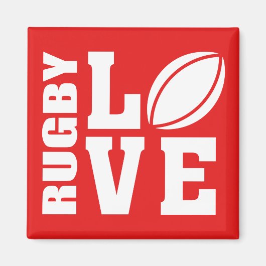 Rugby Love Magneet (Voorkant)