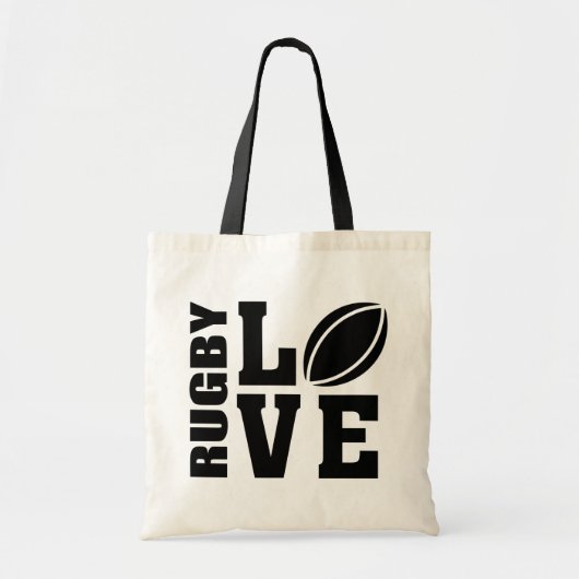 Rugby Love Tote Bag (Voorkant)