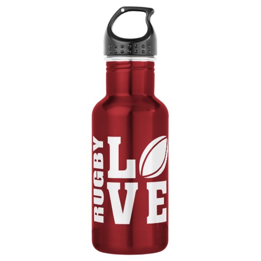 Rugby Love Waterfles (Voorkant)