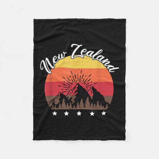 Rugby Lover Kiwi Gift New Zealand Fleece Deken (Voorkant)