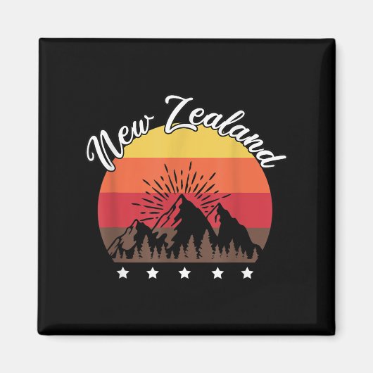 Rugby Lover Kiwi Gift New Zealand Magneet (Voorkant)