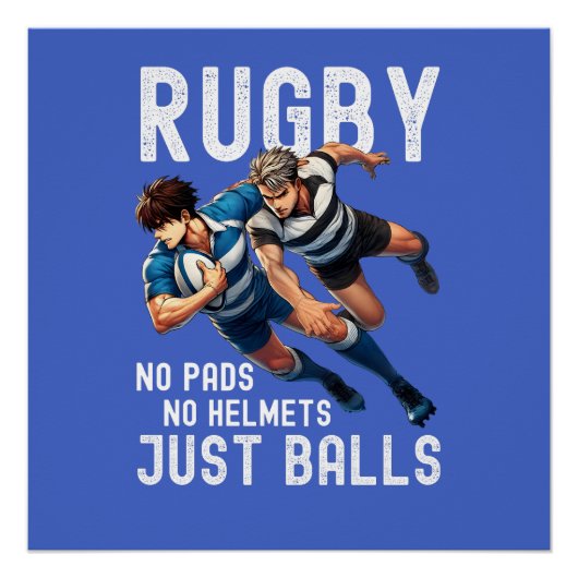 Rugby Lovers | Leuke cadeaus voor hem | Rugby Dads Perfect Poster (Voorkant)