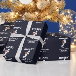 Rugby Maakt Me Levendig Rugby Cadeaupapier