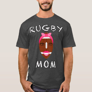 Rugby mam grappig design voor liefhebbers Rugby en T-shirt