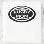 Rugby mama ovale sticker (Tas)