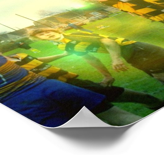 Rugby Match Poster (Hoek)