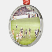 Rugby Metalen Ornament (Links)