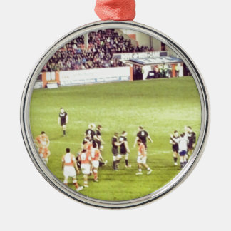 Rugby Metalen Ornament
