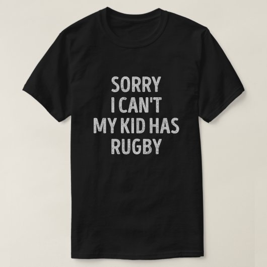 Rugby Moeder Papa Grappig Rugby Ouder T-shirt (Design voorkant)