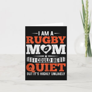 Rugby Mom Moms Club Moms Moederdag Kaart