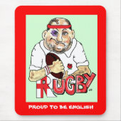 RUGBY MOUSEMAT MUISMAT (Voorkant)