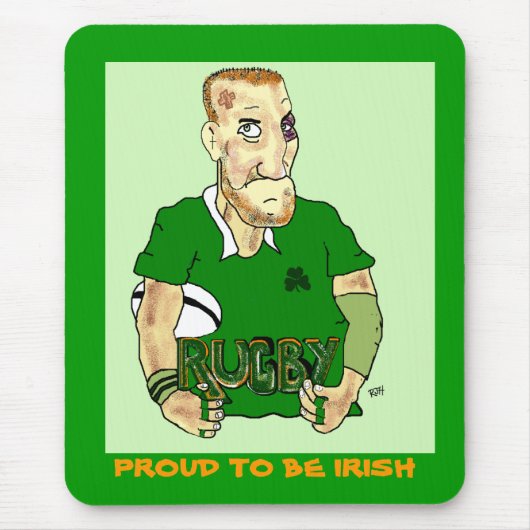 RUGBY MOUSEPAD MUISMAT (Voorkant)