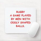 rugby muismat (Met muis)
