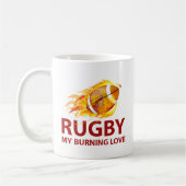 Rugby My Burning Love Coffee Mok (Links)