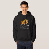 Rugby My Burning Love Hoodie (Voorkant volledig)