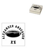 Rugby Naam en Rugnummer Personaliseer  Rubberstempel (Gestempeld)
