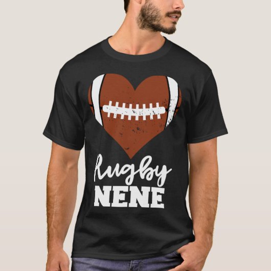 Rugby Nene Heart  Rugby Player Nene T-shirt (Voorkant)