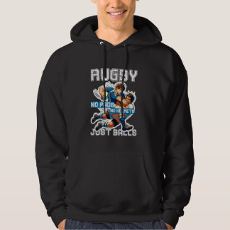 Rugby No Pads No Helmets Just Ball Cool Anime Styl Hoodie