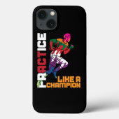 Rugby-oefening als een kampioen Case-Mate iPhone case (Achterkant)
