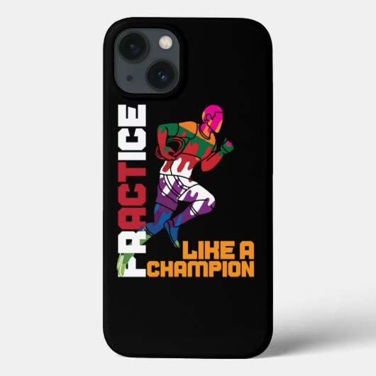 Rugby-oefening als een kampioen Case-Mate iPhone case (Achterkant)
