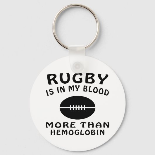 Rugby-ontwerp Sleutelhanger (Voorkant)