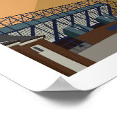 Rugby Park, Kilmarnock. Stadium afdrukken Poster (Hoek)