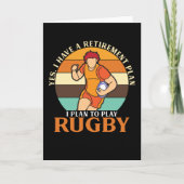 Rugby Pensioenplan Rugby Kaart (Voorkant)