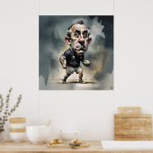 Rugby Player Art Print (Keuken)