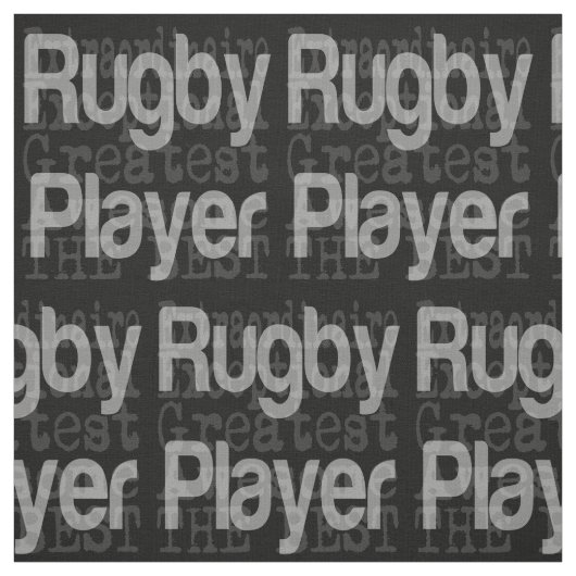 Rugby Player Extraordinaire Stof (Swatch)