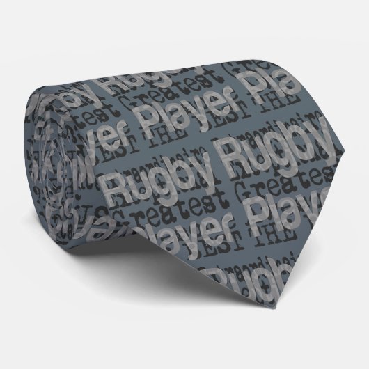 Rugby Player Extraordinaire Stropdas (Opgerold)