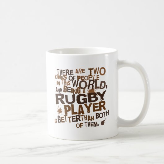 Rugby Player Gift Koffiemok (Rechts)