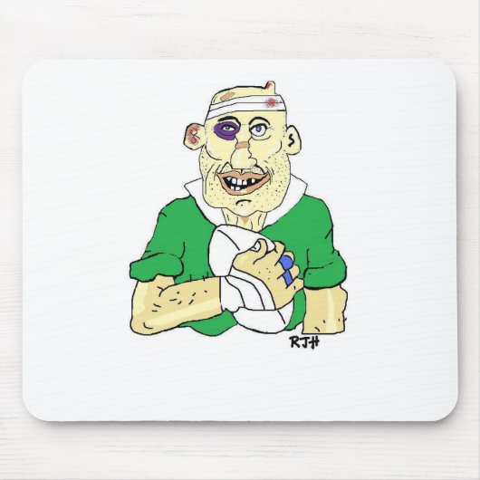 RUGBY PLAYER MUISMAT (Voorkant)