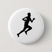 Rugby Player Ronde Button 5,7 Cm (Voorkant)