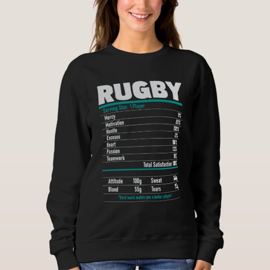 Rugby Player  Rugby Coach Sports  Tournament Flank Trui (Voorkant)