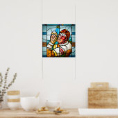 Rugby Player - Rugby Painting Print (Keuken)