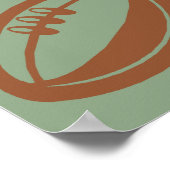 Rugby Pop Art Poster (Hoek)