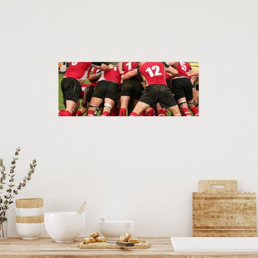rugby poster (Keuken)