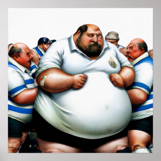 Rugby Prop - Rugby Art Print (Voorkant)
