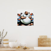 Rugby Prop - Rugby Art Print (Keuken)