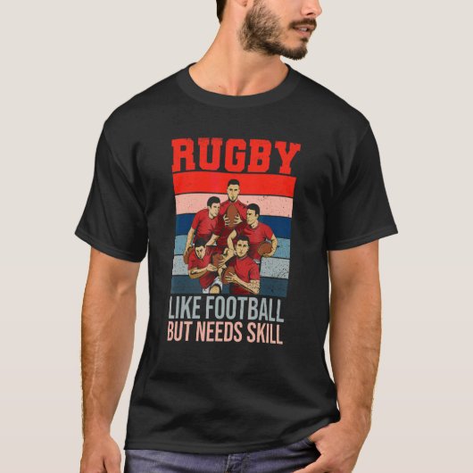 Rugby Quote voor een Rugby Teammate T-shirt (Voorkant)