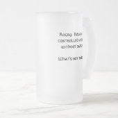 Rugby:  Relatief gecontroleerd geweld zonder ... Matglas Bierpul (Voorkant rechts)