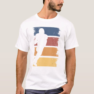 Rugby Retro Rugby Player Football Stijl T-shirt