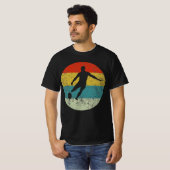 RUGBY retro silhouette 70s T-shirt (Voorkant volledig)